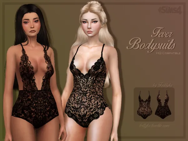 Maxis Match FEVER BODYSUITS - The Sims 4 Custom Content