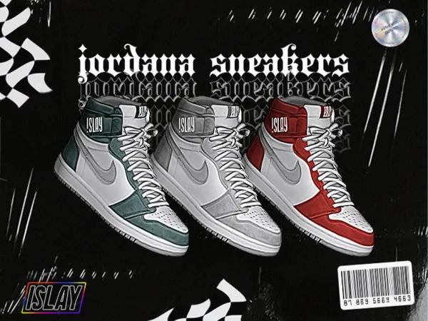 Alpha islay jordana sneakers am af - The Sims 4 Custom Content