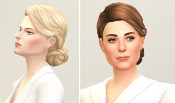 Maxis Match Kate Hair X (26 color) by simsfinds - The Sims 4 Custom Content