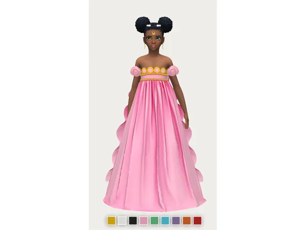 Maxis Match Child Princess Serenity by Silvermoonsims4 - The Sims 4 Custom Content