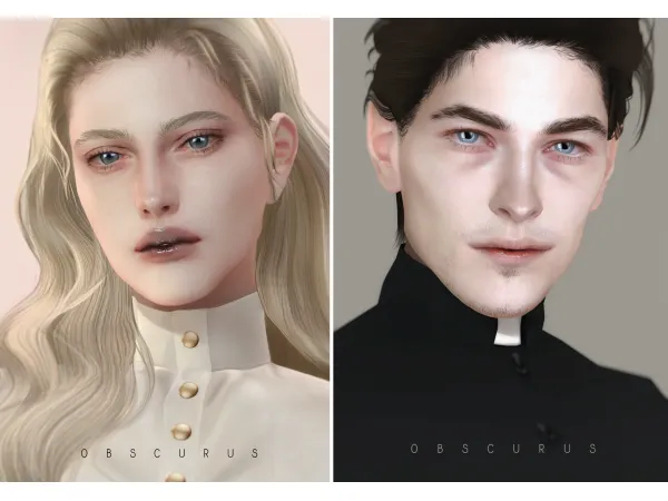 Alpha beard and others sims by obscurus - The Sims 4 Custom Content
