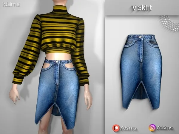 Alpha Cropped Sleeves - The Sims 4 Custom Content