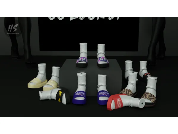 Alpha HARDSWAE Designer Slides by Hardswae - The Sims 4 Custom Content