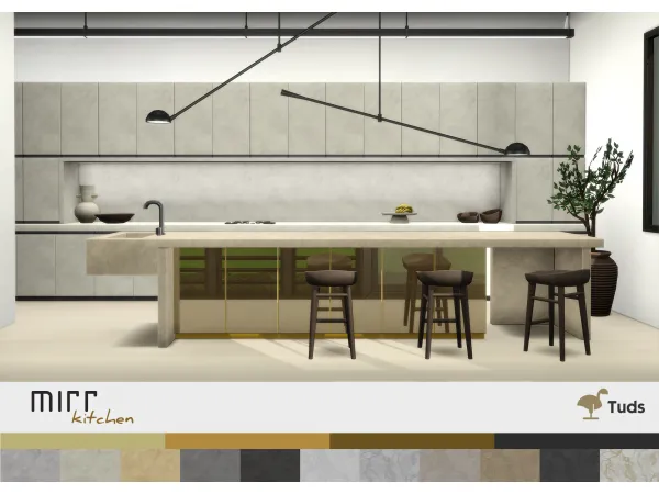 Mix Mirr Kitchen by Tuds - The Sims 4 Custom Content