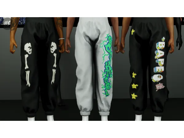 Alpha HARDSWAE MICAH SWEATS SET - The Sims 4 Custom Content