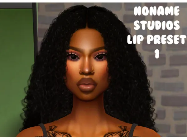 Mix Lip Preset 1 - The Sims 4 custom content