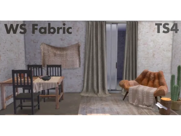 Alpha Recolors of Padres medium and small Zenotta Lounge curtains - The Sims 4 Custom Content