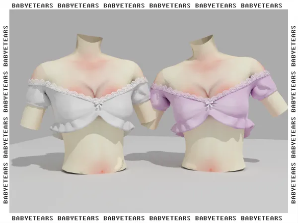 Alpha cutes top - The Sims 4 Custom Content