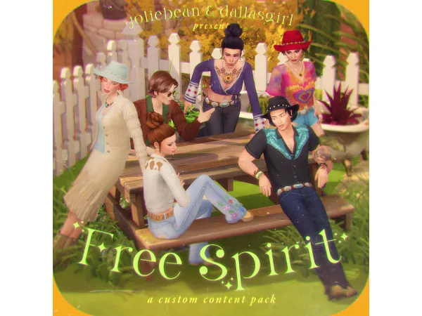 Maxis Match Free Spirit a pack by DallasGirl Joliebean by DallasGirl - The Sims 4 Custom Content