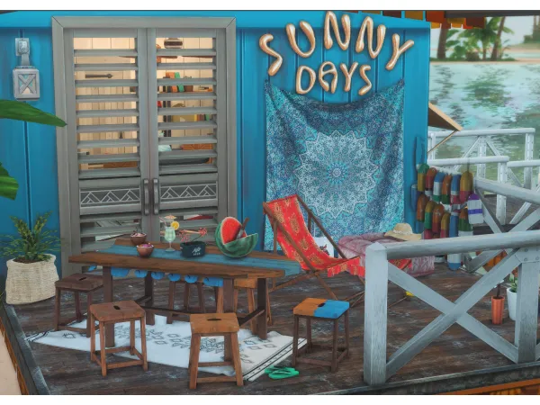 Mix Sunny Days Extra Early Access by Hydrangea - The Sims 4 Custom Content