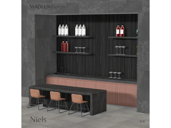 Mix Niels Set by Madlen - The Sims 4 Custom Content