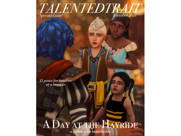 Mix [TT] A Day at the Hayride by talentedtrait - The Sims 4 Custom Content