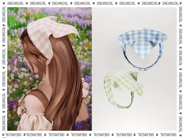 Alpha DREAMGIRL_HEADSCARF - The Sims 4 Custom Content