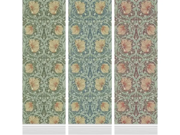 Maxis Match Arts and Crafts Wallpaper Patterns - The Sims 4 Custom Content