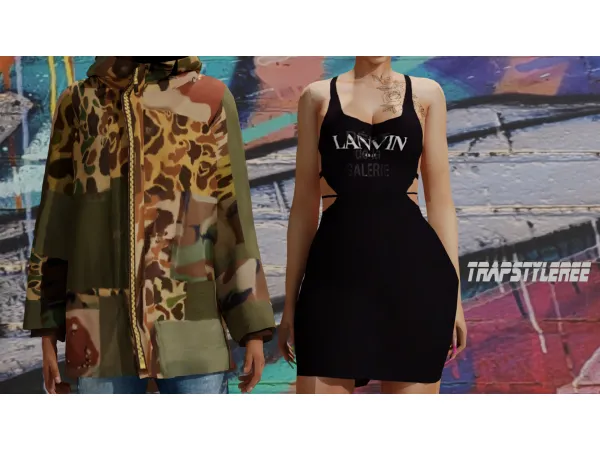 Alpha GalleryDeptXLanvin Recolors by trapstyleree - The Sims 4 Custom Content