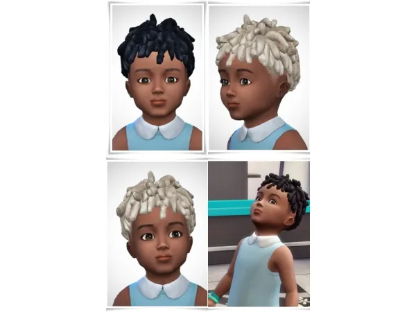 Maxis Match Buddy Toddler Dreads - The Sims 4 Custom Content