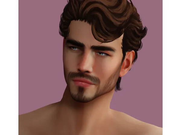 Alpha Lyam Obrian Beard N1 - The Sims 4 Custom Content