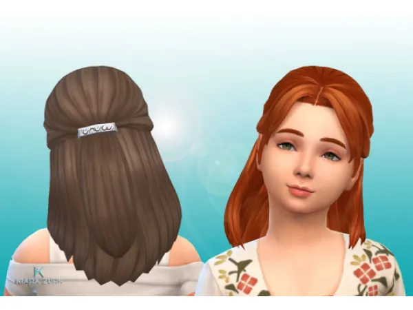 Maxis Match Lilith Hairstyle for Girls - The Sims 4 Custom Content