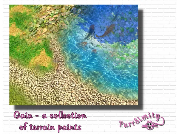 Mix Gaia a variety of terrain paints by PurrSimity - The Sims 4 Custom Content