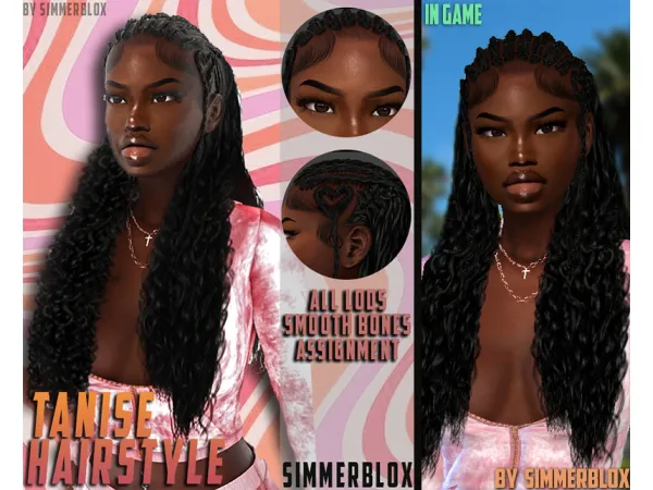 Alpha Tanise 45 by Simmer Blox - The Sims 4 Custom Content