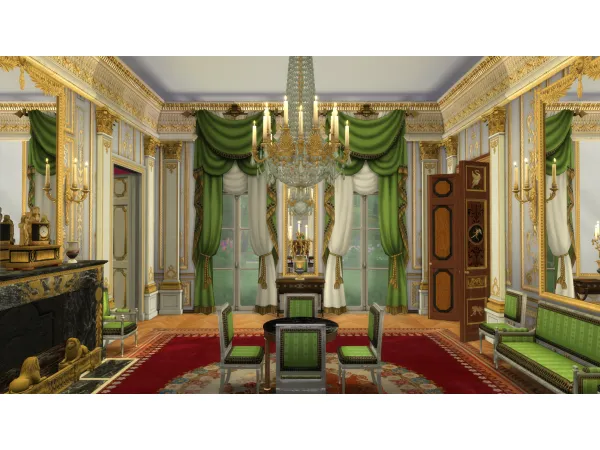 Mix Beauharnais Pack Part I The Curtain Collection by TheMarbleMortal - The Sims 4 Custom Content