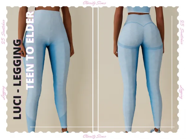 Alpha Luci Legging - The Sims 4 Custom Content