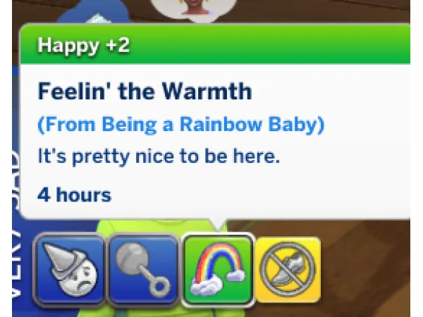 Maxis Match Dale Rainbow Baby Trait by DaleRune - The Sims 4 Custom Content