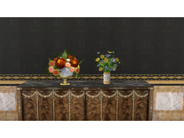 Mix What's that smell Oh yeah Fresh cut flowers by TheMarbleMortal - The Sims 4 Custom Content