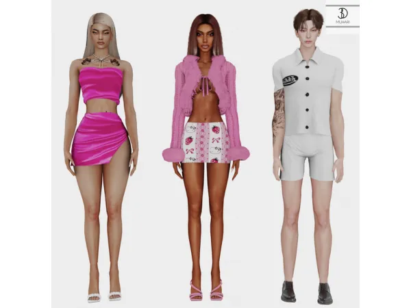 Alpha 2000s2 Collection by 3dsetsmuhari - The Sims 4 Custom Content