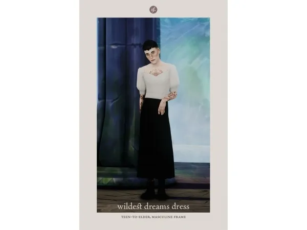 Maxis Match wildest dreams dress by sforzinda - The Sims 4 Custom Content