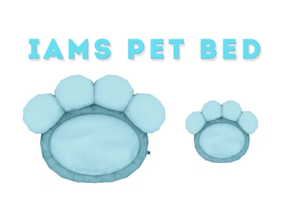 Maxis Match IAMS Pet Bed - The Sims 4 Custom Content