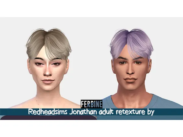 Alpha Redheadsims Jonathan by FERBINE - The Sims 4 Custom Content