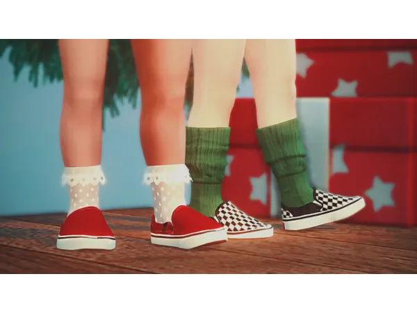 Mix 7xsims Vans for Toddlers - The Sims 4 Custom Content