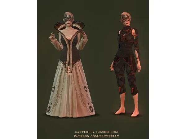 Maxis Match Dragon Age Inquisition Grand Duchess Florianne outfit by satterlly - The Sims 4 Custom Content