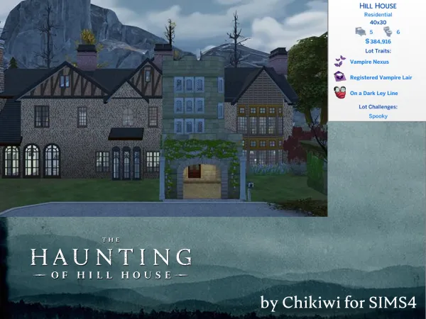 Alpha Hill House by Chikiwi2016 - The Sims 4 Custom Content