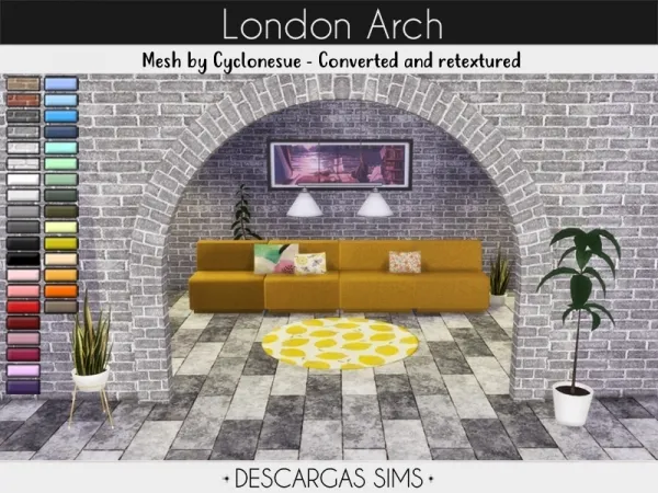 Maxis Match London Arch - The Sims 4 Custom Content