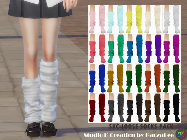 Alpha skc loosy socks pack - The Sims 4 Custom Content
