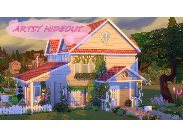Maxis Match ARTSY HIDEOUT - The Sims 4 Custom Content