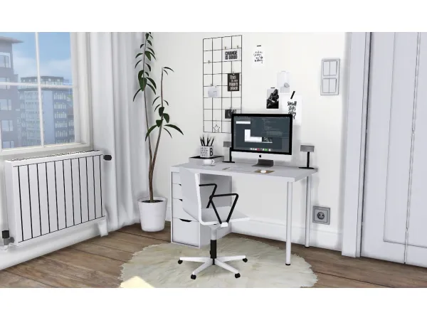 Mix Mono Workstation - The Sims 4 Custom Content