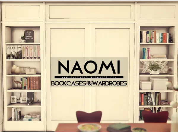 Mix NAOMI BUILT INS VERSION 20 - The Sims 4 Custom Content