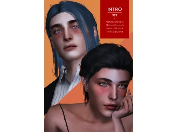 Mix [INTRO] makeup set - The Sims 4 Custom Content
