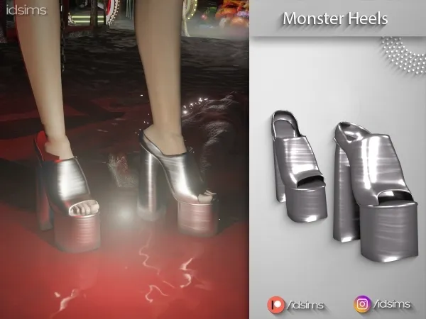 Alpha Monster Heels - The Sims 4 Custom Content