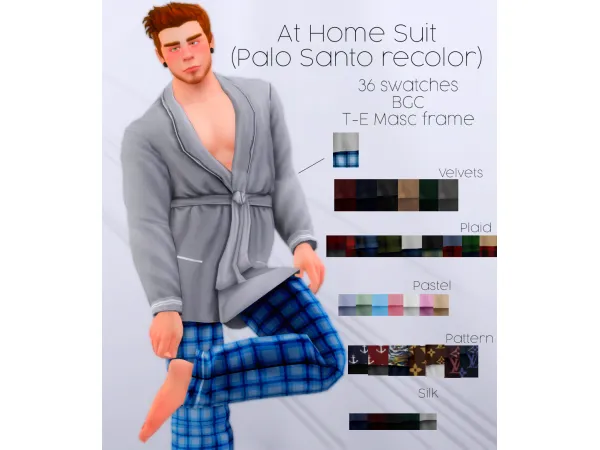 Maxis Match At Home Suit by creamlattedream - The Sims 4 Custom Content