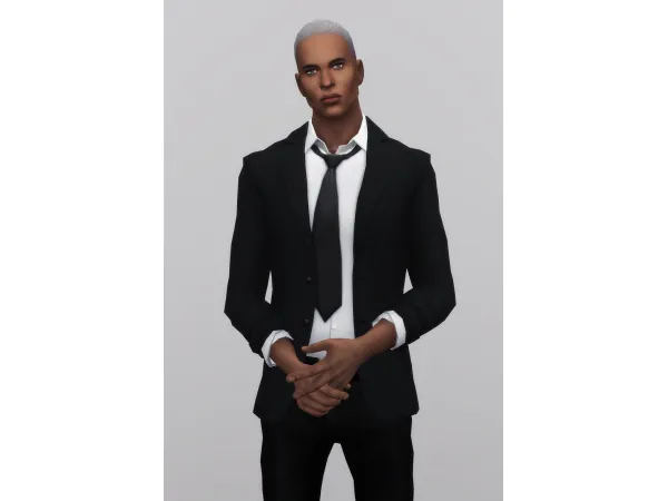 Maxis Match business suit separate jacket by rustysims - The Sims 4 Custom Content