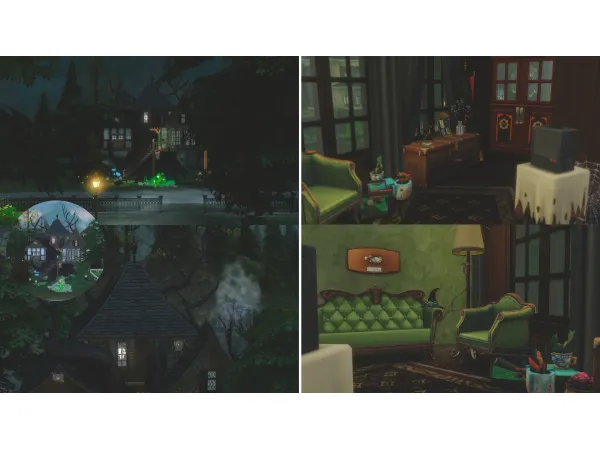 Mix Witchs tree house - The Sims 4 Custom Content