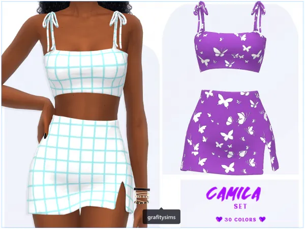 Alpha Camila Set - The Sims 4 Custom Content