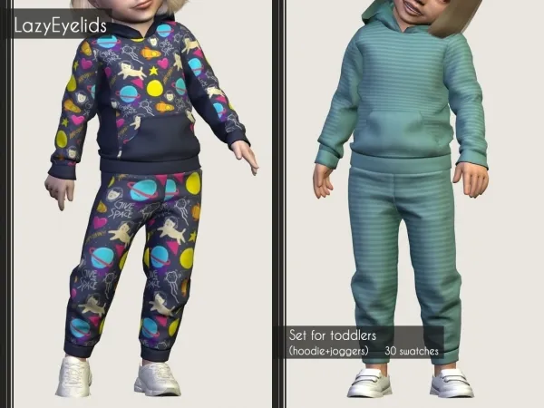 Alpha Set for toddlers - The Sims 4 Custom Content