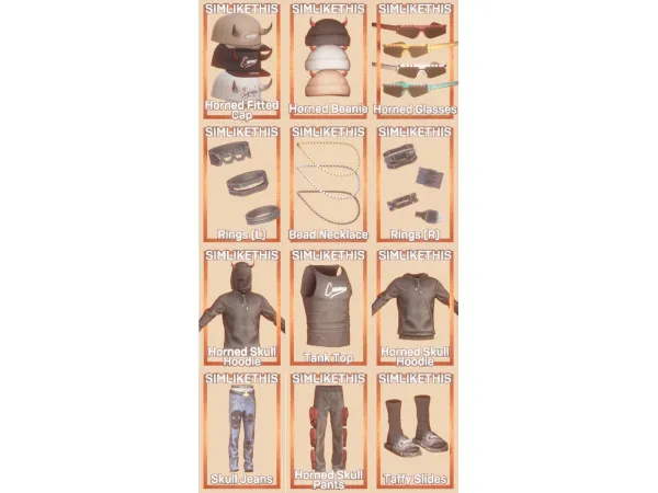 Alpha SINNER COLLECTION PT ONE by Cascarano - The Sims 4 Custom Content