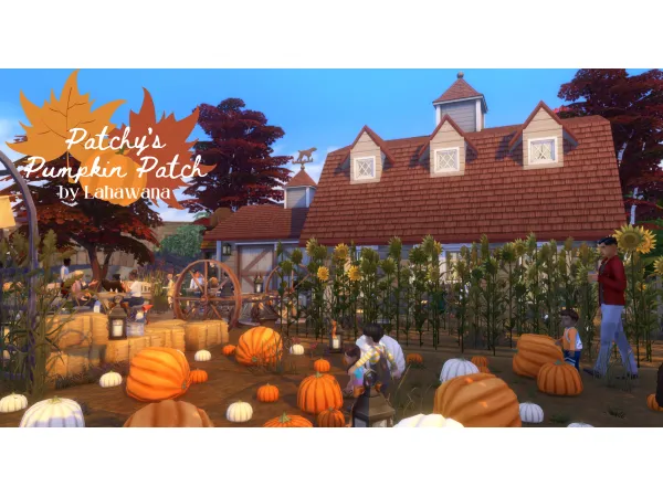 Maxis Match Patchy's Pumpkin Patch by Lahawana by Lahawana - The Sims 4 Custom Content