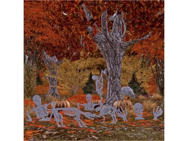 Disastroussims Skeletons 3t2 by Violette - The Sims 2 Custom Content